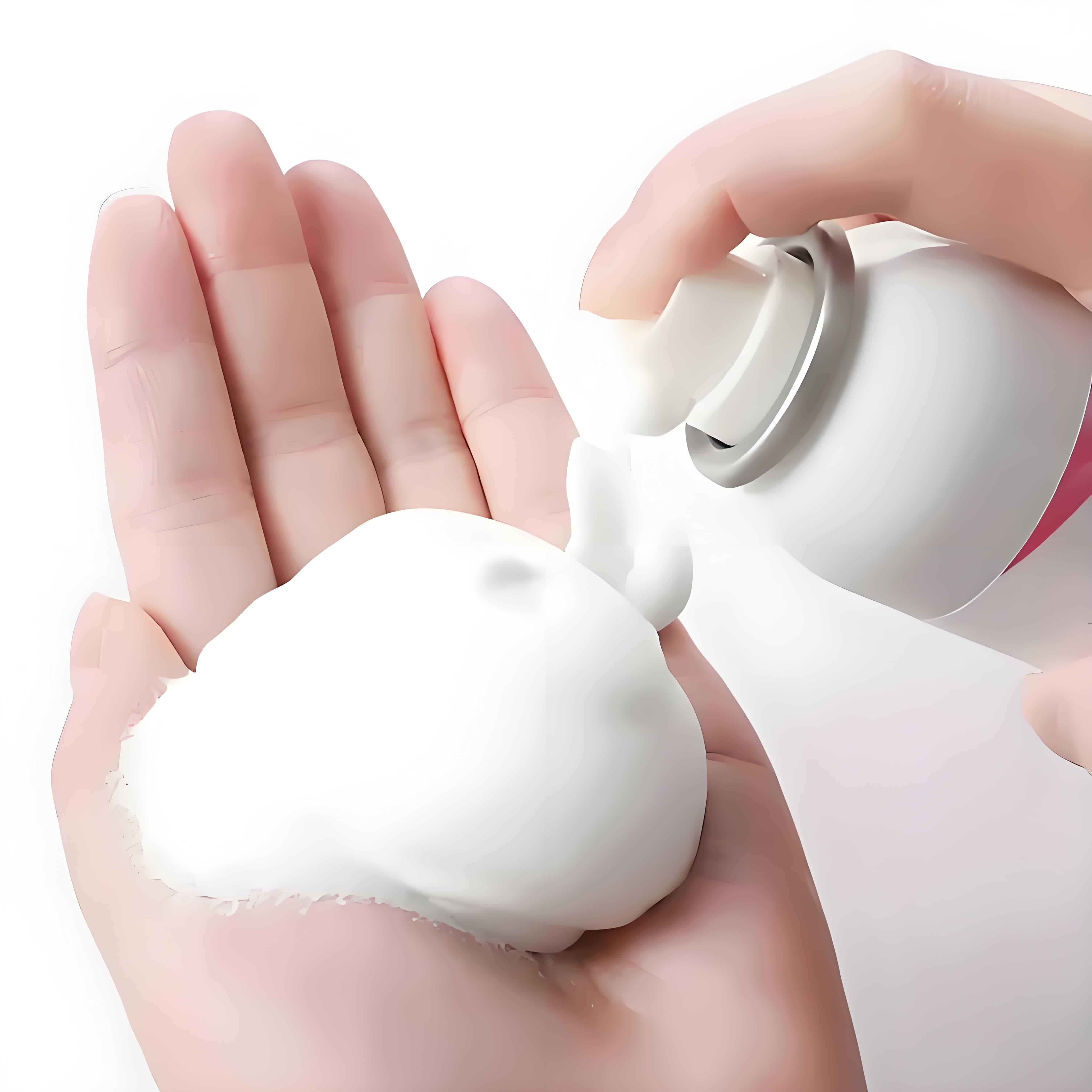 Rich shaving foam dispensing from aerosol can