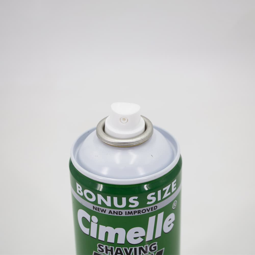 Premium empty aerosol can for shaving foam