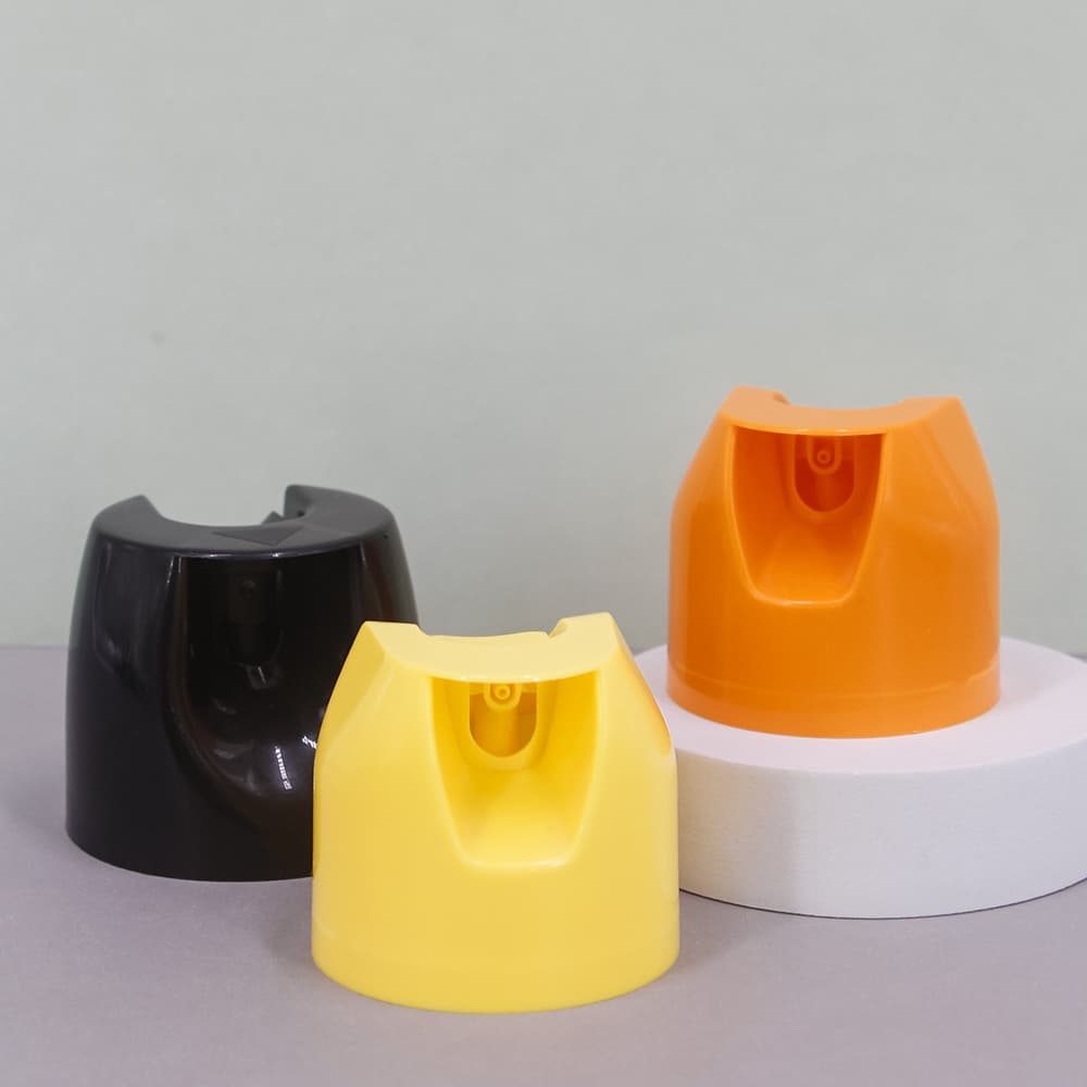 plastic caps for aerosol cans
