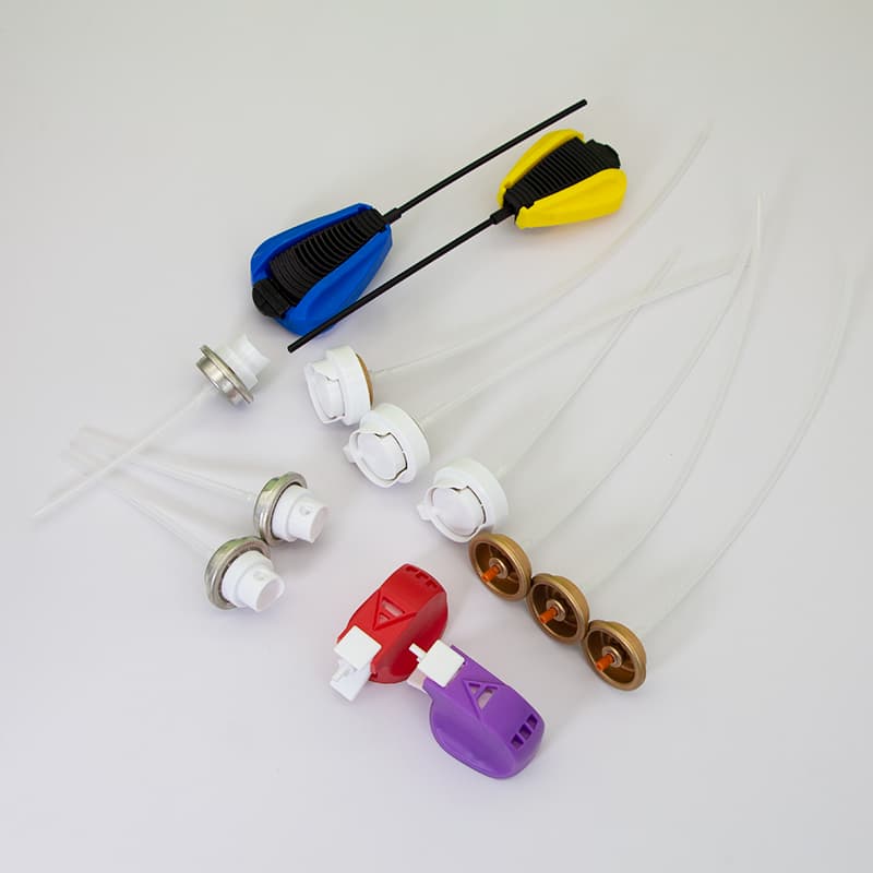 metal spray can valve for detergent