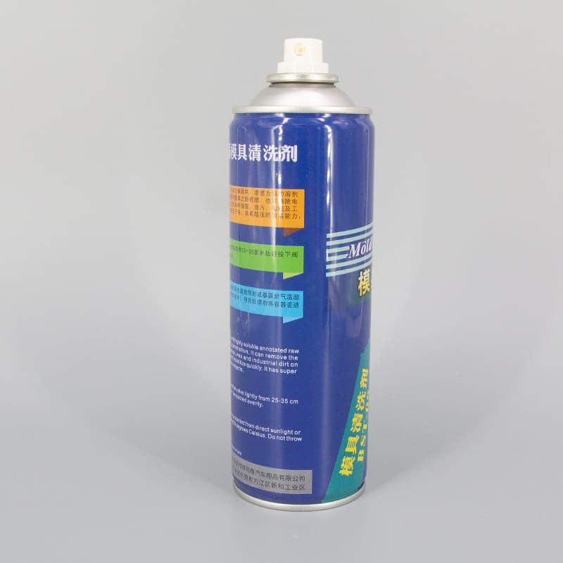 Aerosol spray can dispensing degreaser