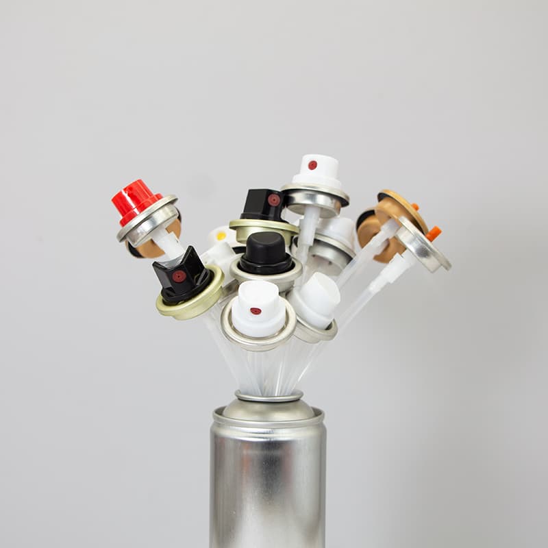 Precision aerosol valves for cosmetics