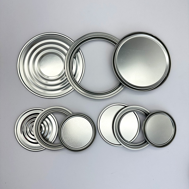 Metal tin can components and rings