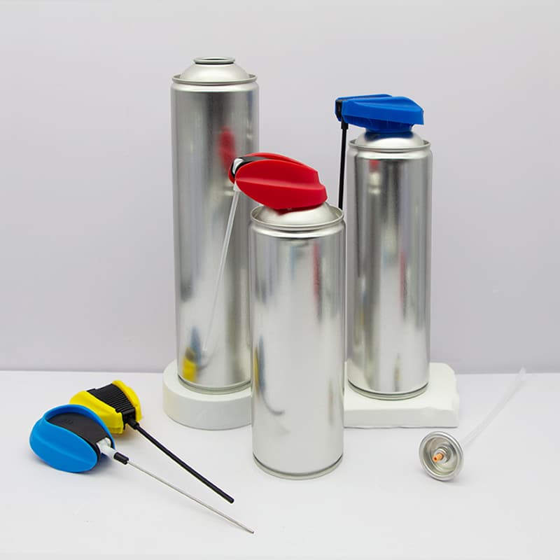 metal aerosol spray can for cleaning products