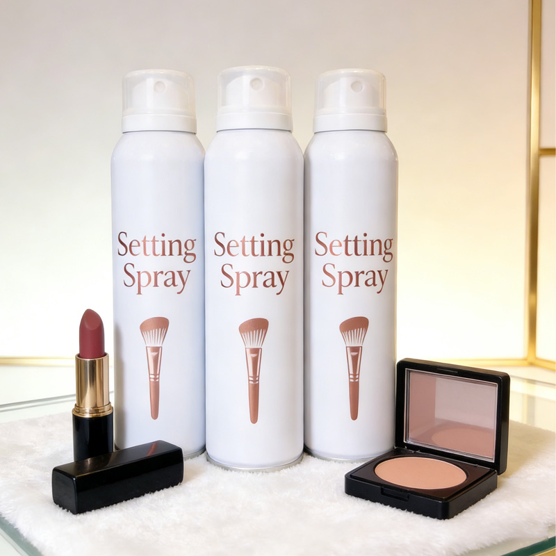 Cosmetics makeup setting spray packaging