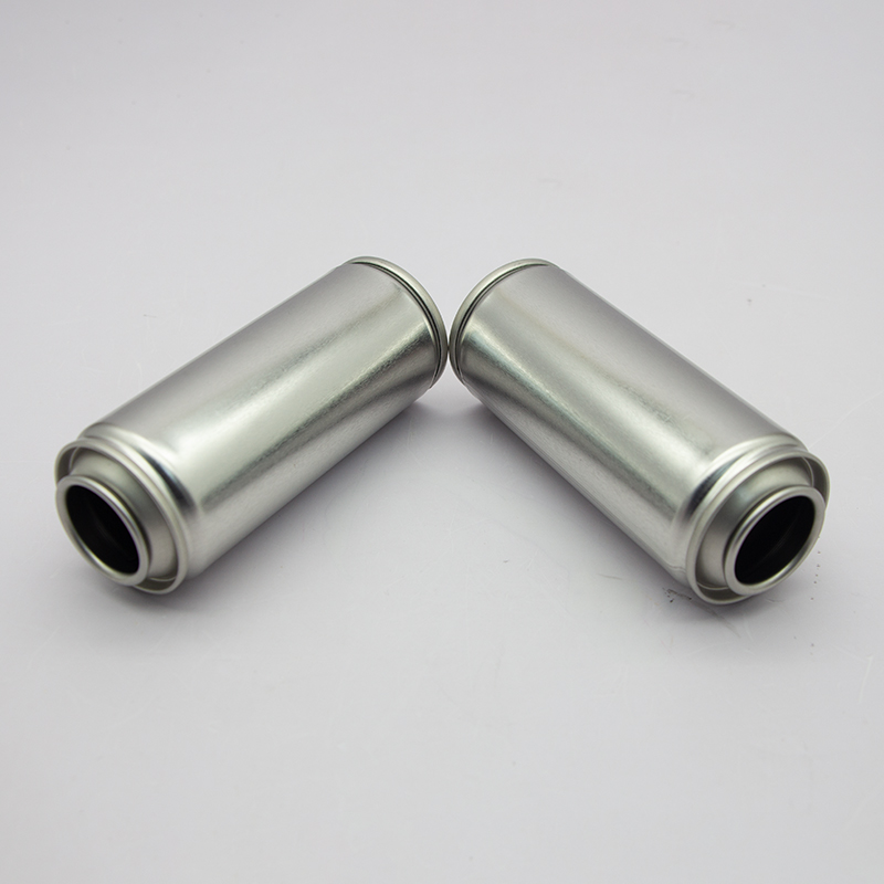 45mm aerosol can neck and valve detail