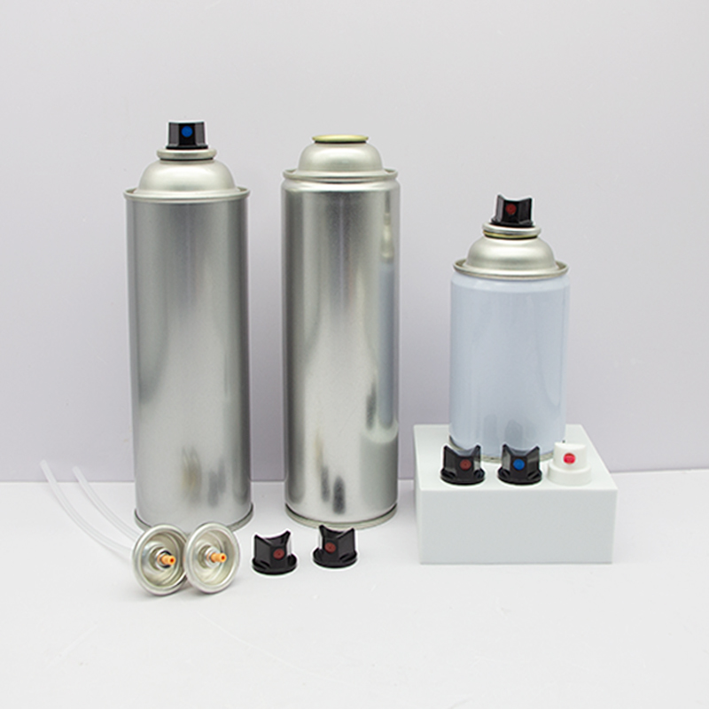 High head empty aerosol can structural details