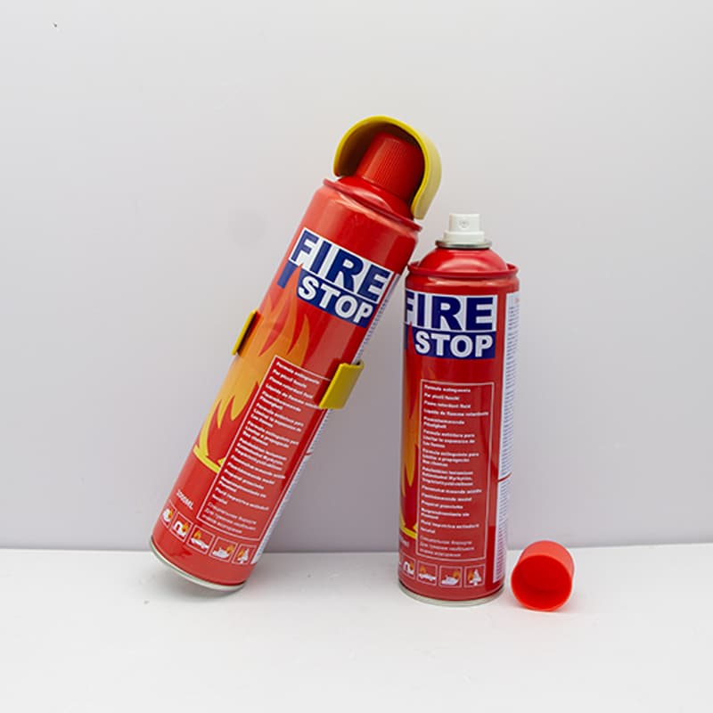 empty aerosol can for fire extinguisher
